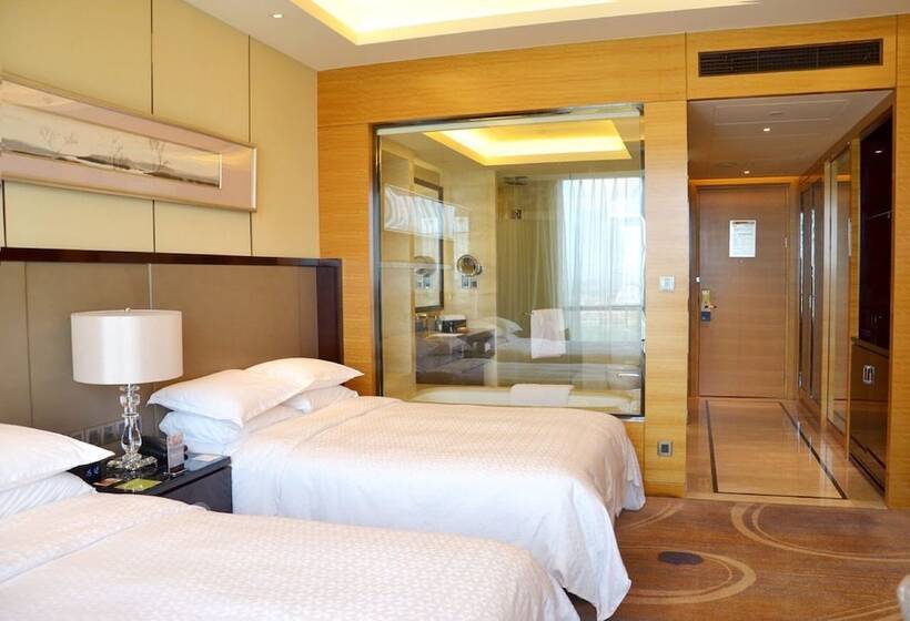 اتاق دلوکس با چشم‌انداز پارک, Four Points By Sheraton Langfang, Gu An