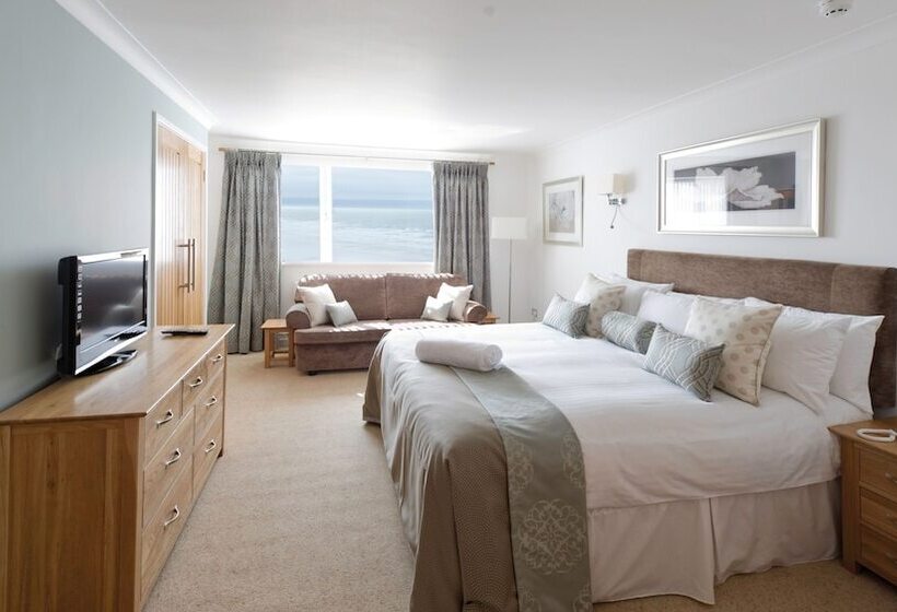 اتاق لوکس با چشم‌انداز دریا, Saunton Sands Hotel Source Spa And Wellness