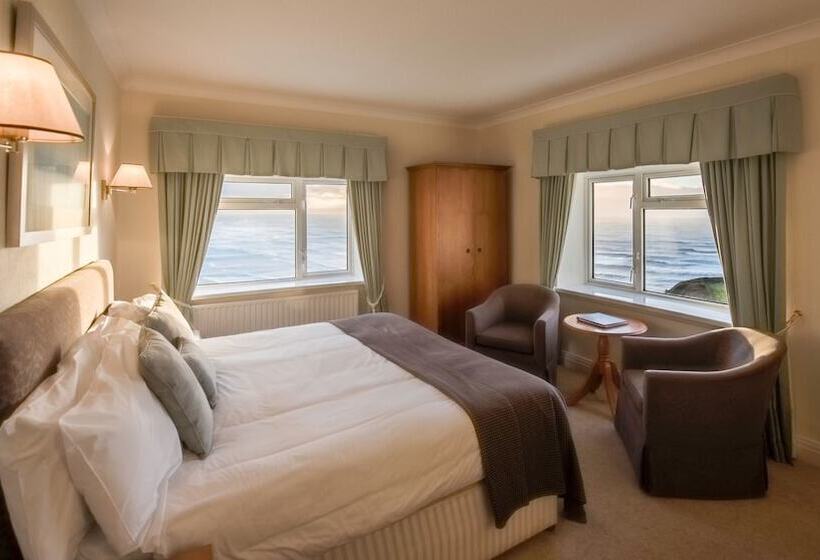 اتاق استاندارد با چشم‌انداز دریا, Saunton Sands Hotel Source Spa And Wellness