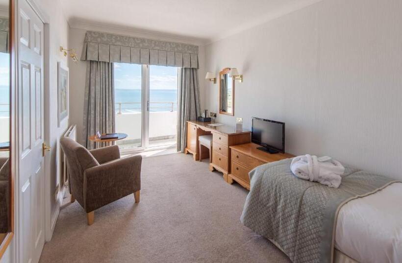 اتاق استاندارد یک نفره با چشم‌انداز دریا, Saunton Sands Hotel Source Spa And Wellness