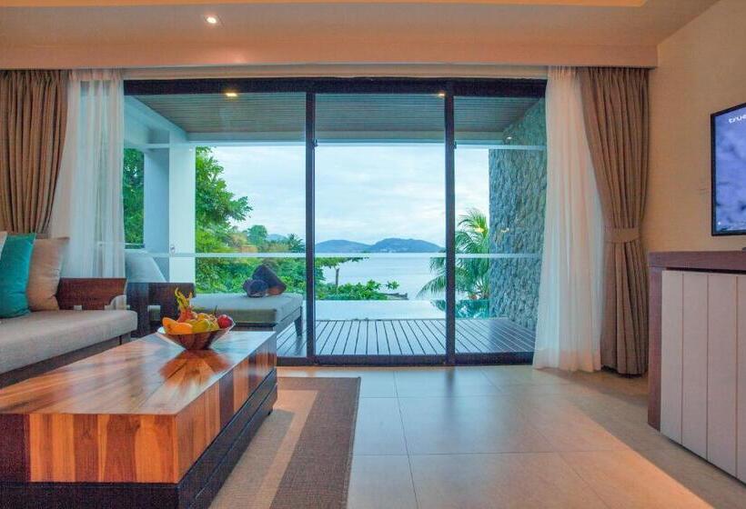 اتاق لوکس با چشم‌انداز دریا, Zenmaya Oceanfront Phuket, Trademark Collection By Wyndham