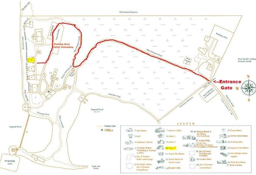 اتاق استاندارد سه نفره, White Pine Camp