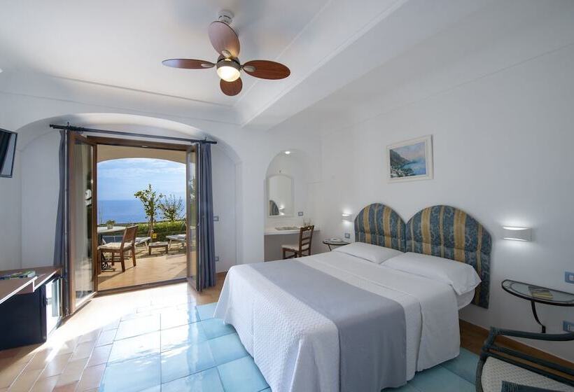 اتاق لوکس با چشم‌انداز دریا, Maresca Hotel Praiano