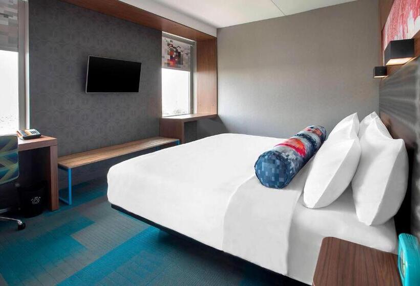 キングサイズベッドのスタンダードルーム, Aloft Buffalo Airport