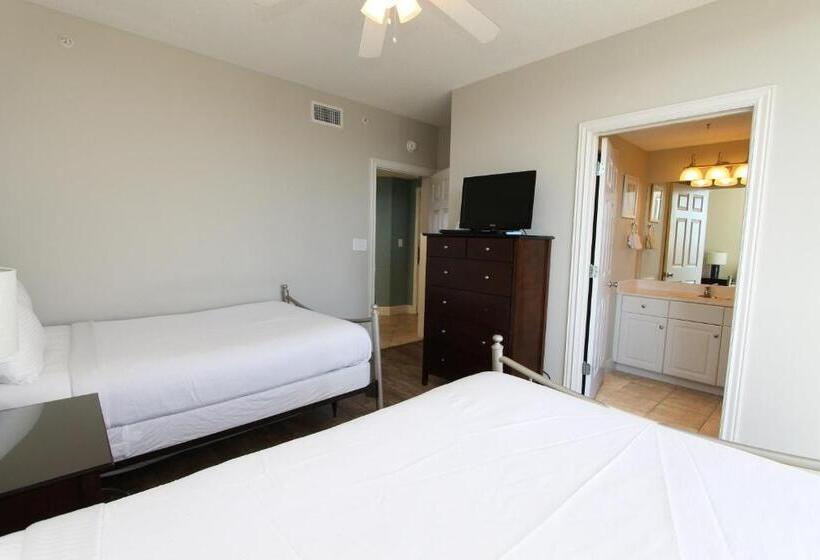 Quarto Triplo Estandar com Sacada, Majestic Beach Resort, Panama City Beach, Fl