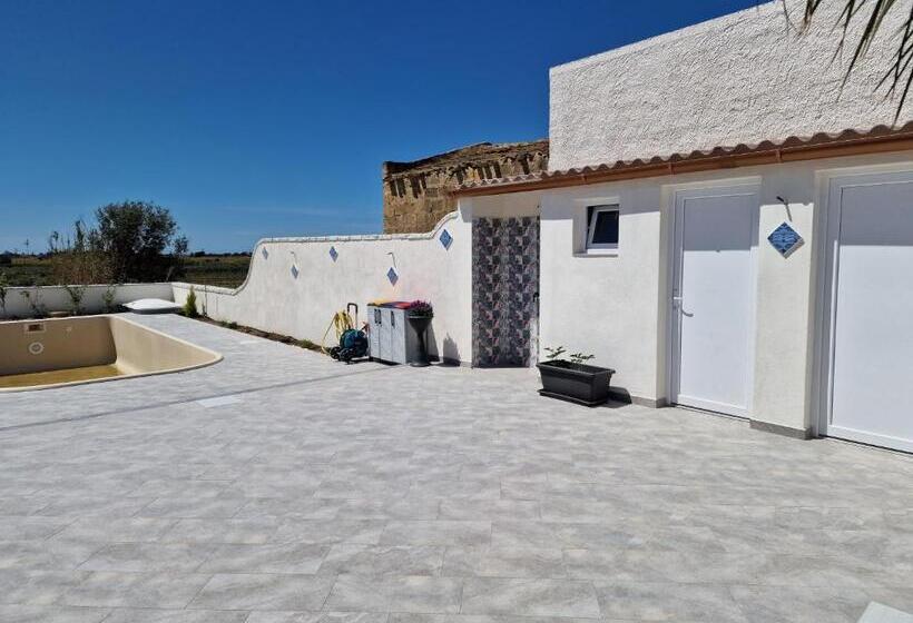 اتاق استاندارد با چشم‌انداز استخر, Casa Vacanze Panorama Sulle Egadi