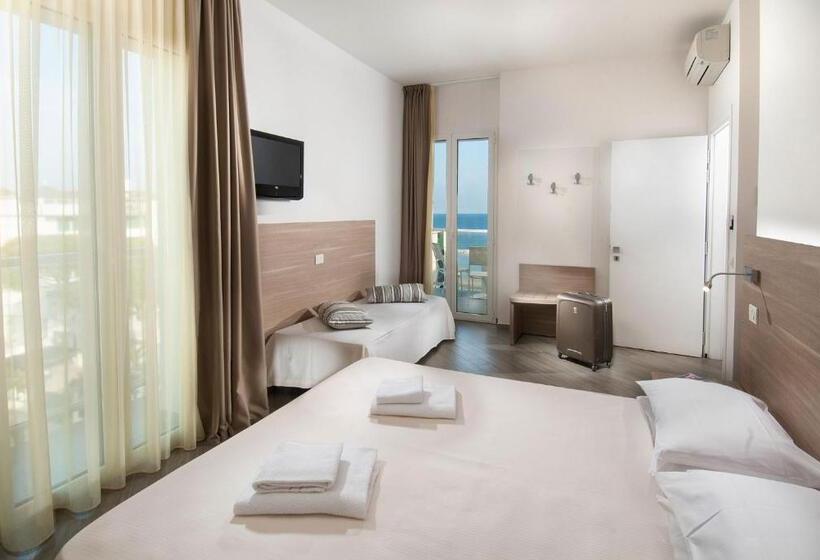 اتاق استاندارد چهارنفره با بالکن, Atlantic & Spa