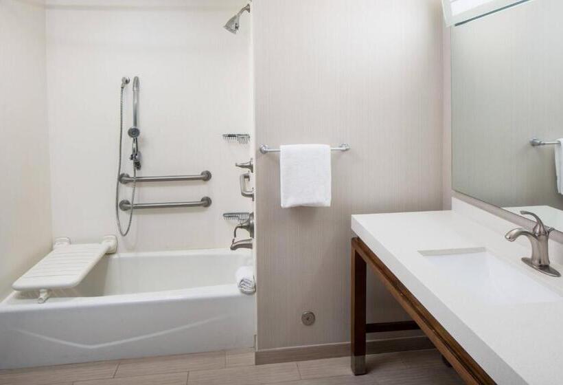 اتاق استاندارد با تخت بزرگ برای معلولان, Courtyard By Marriott Lubbock Downtown/university Area