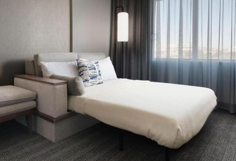 اتاق استاندارد با تخت بزرگ برای معلولان, Courtyard By Marriott Lubbock Downtown/university Area