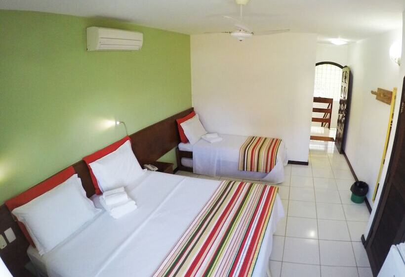 اتاق استاندارد سه نفره, Pousada Recreio Da Praia