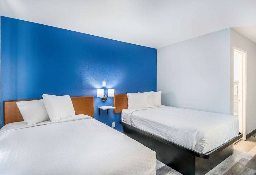 اتاق استاندارد با 2 تخت دوبل, Americas Best Value Inn East Peoria