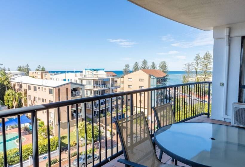 آپارتمان 1 خوابه با چشم‌انداز جانبی دریا, Belaire Place Motel Apartments