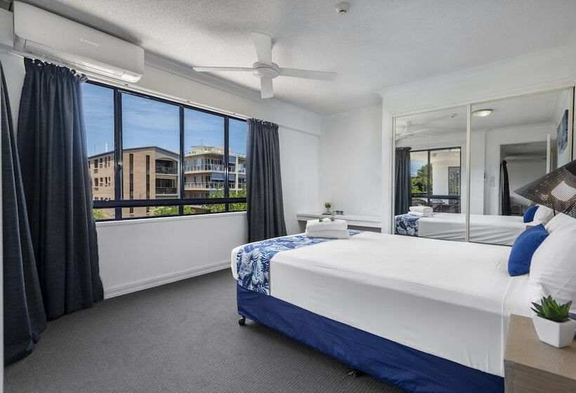 آپارتمان 1 خوابه با چشم‌انداز جانبی دریا, Belaire Place Motel Apartments