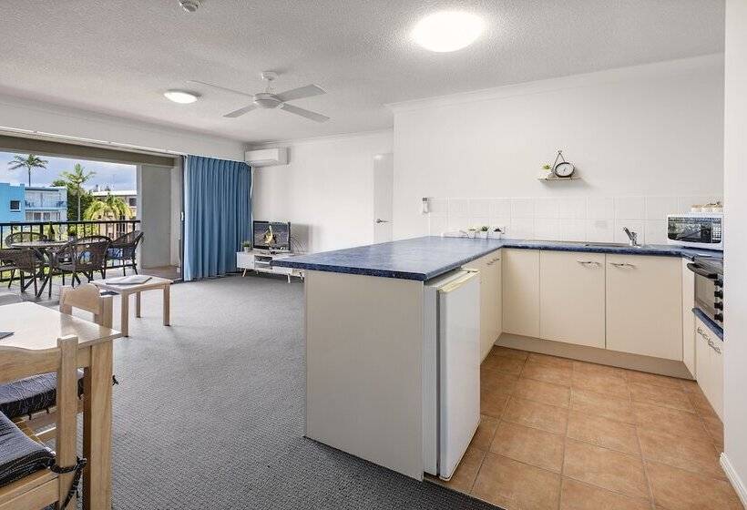 آپارتمان 1 خوابه با چشم‌انداز جانبی دریا, Belaire Place Motel Apartments