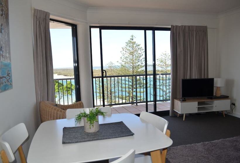 آپارتمان 1 خوابه با چشم‌انداز دریا, Belaire Place Motel Apartments