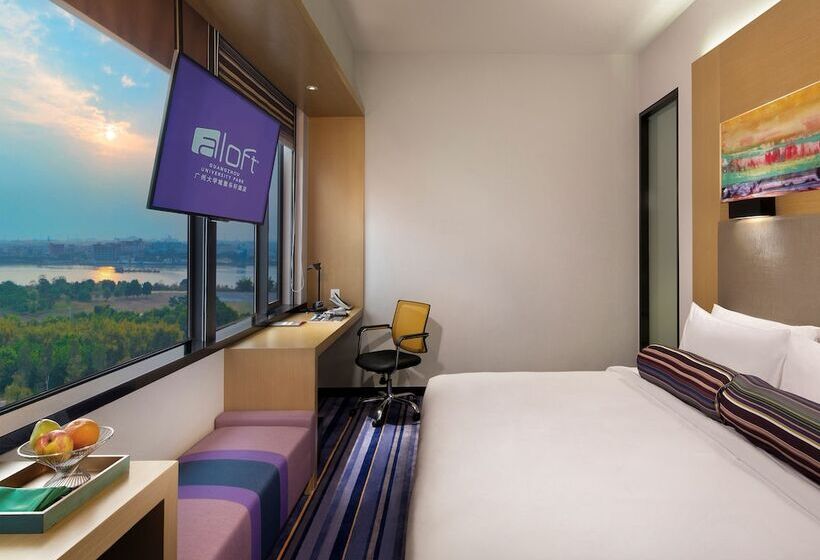 اتاق استاندارد با تخت دوبل, Aloft Guangzhou University Park