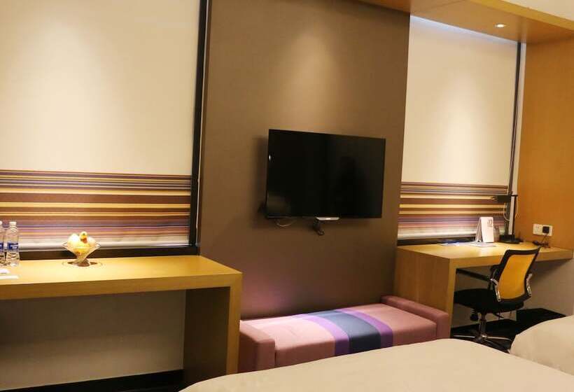 Standaardkamer met 2 Tweepersoonsbedden, Aloft Guangzhou University Park