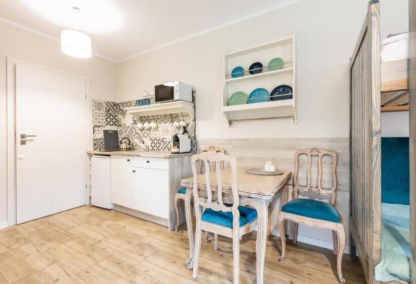 آپارتمان 1 خوابه با تراس, Apartementy   Weranda   Z Ogrodem W Centrum