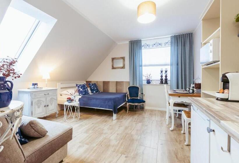 آپارتمان 1 خوابه با چشم‌انداز باغ, Apartementy   Weranda   Z Ogrodem W Centrum