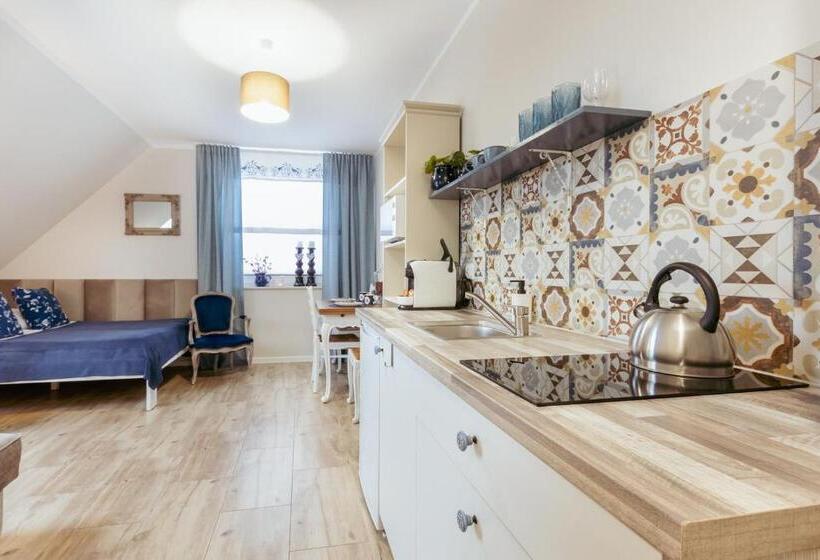 آپارتمان 1 خوابه با چشم‌انداز باغ, Apartementy   Weranda   Z Ogrodem W Centrum