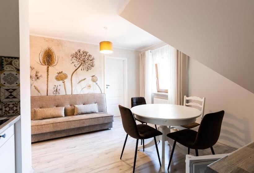 سوئیت 2 خوابه, Apartementy   Weranda   Z Ogrodem W Centrum