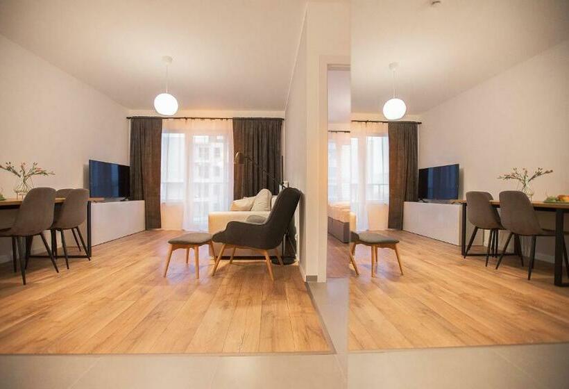 آپارتمان سوپریور 1 خوابه, Symphony Baltica Towers Apartamenty
