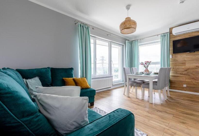 آپارتمان سوپریور 1 خوابه, Symphony Baltica Towers Apartamenty