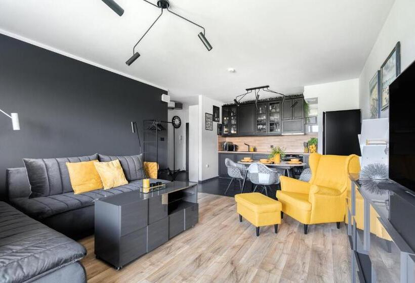 آپارتمان سوپریور 1 خوابه, Symphony Baltica Towers Apartamenty