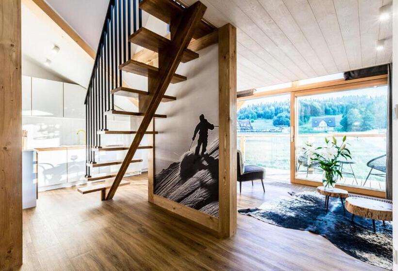 آپارتمان 1 خوابه, Białka Residence Ski   100m Do Termy Bania Odkryj Białke