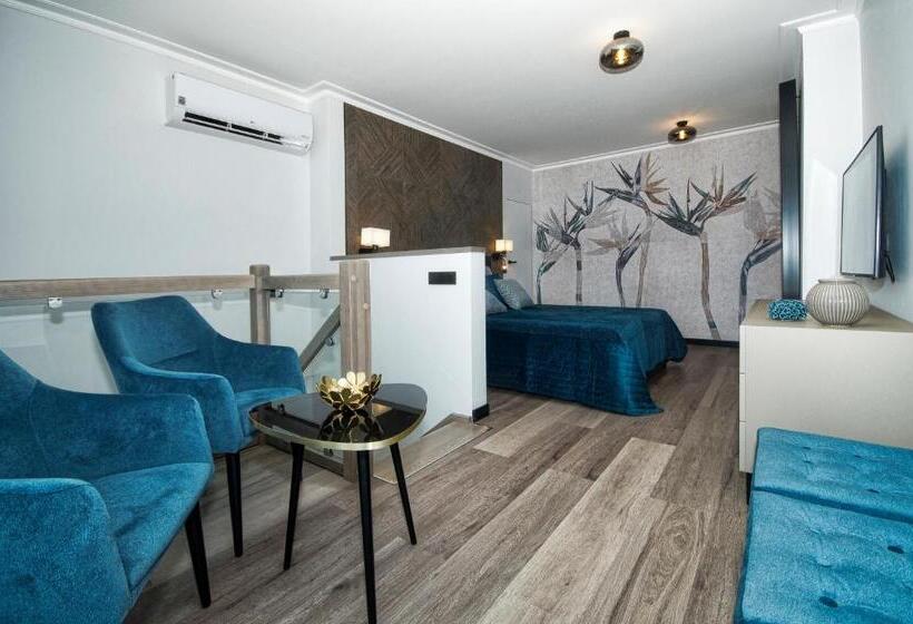 آپارتمان 1 خوابه با چشم‌انداز دریا, Apartpark Albus 401 Sea View Above The Trees