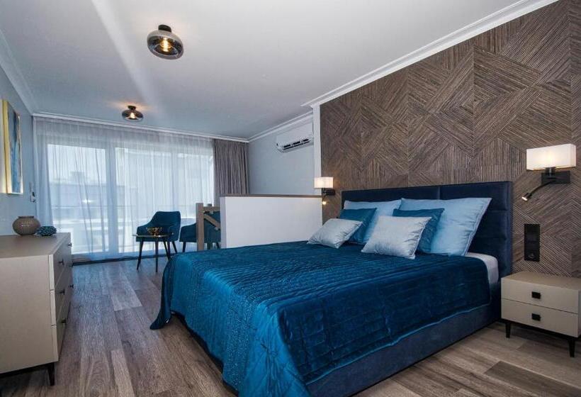 آپارتمان 1 خوابه با چشم‌انداز دریا, Apartpark Albus 401 Sea View Above The Trees