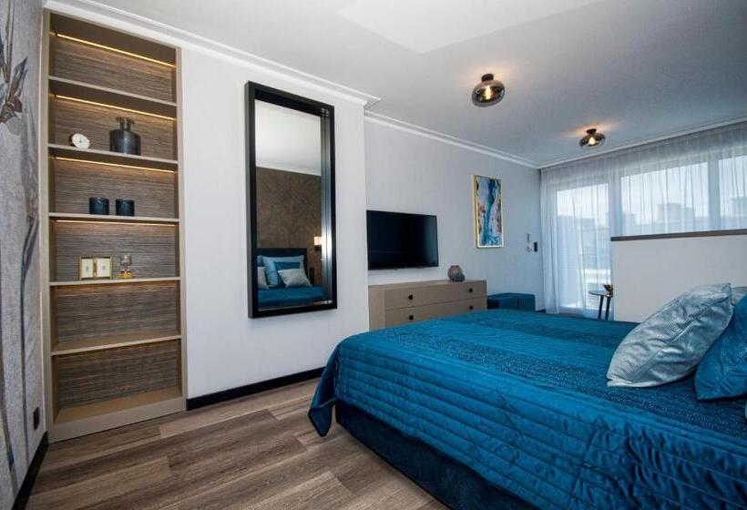 آپارتمان 1 خوابه با چشم‌انداز دریا, Apartpark Albus 401 Sea View Above The Trees