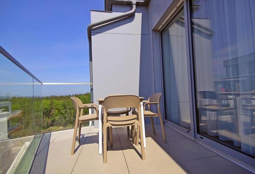 آپارتمان 1 خوابه با چشم‌انداز دریا, Apartpark Albus 401 Sea View Above The Trees