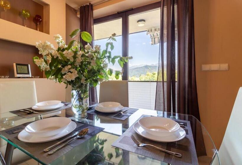 آپارتمان 1 خوابه با چشم‌انداز, Butorowy Residence Apartament Górska Orchidea