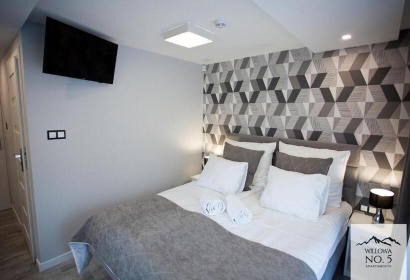 آپارتمان 1 خوابه با بالکن, Willowa No. 5 Apartaments