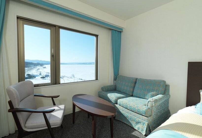 اتاق استاندارد با چشم‌انداز, Lake Saroma Tsuruga Resort