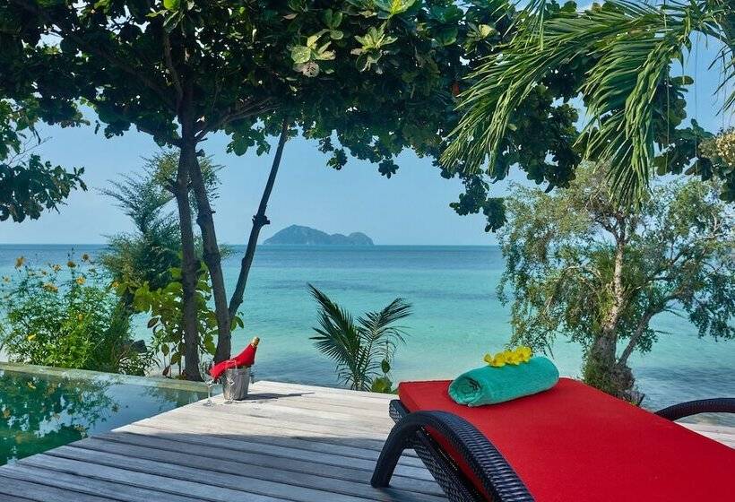 فيلا ديلوكس غرفة نوم واحدة مطلة على البحر, Kupu Kupu Phangan Beach Villas & Spa By L Occitane