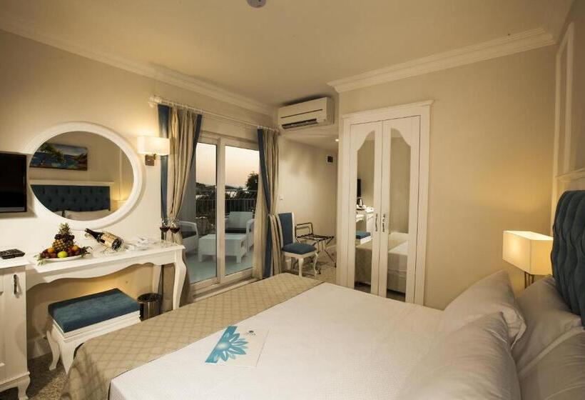 اتاق استاندارد با چشم‌انداز دریا, Zena Hotel Bodrum