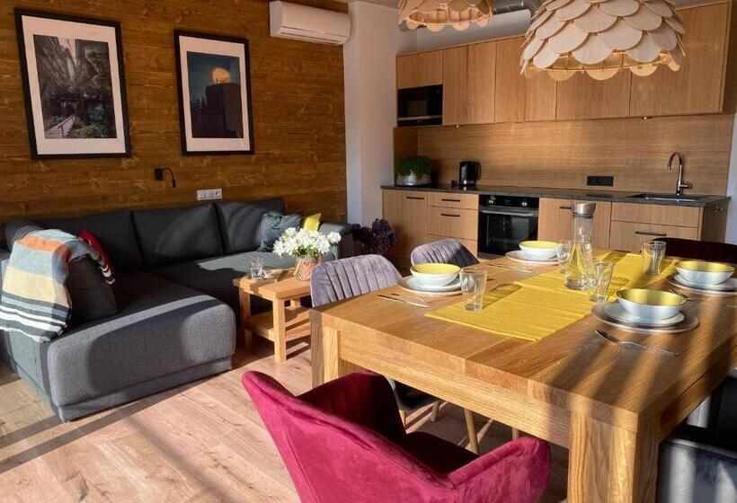 آپارتمان 1 خوابه, Apartamenty U Harrego Boutique Spa Z Klimatyzacja, Balkon, Sauna, Tężnia Parking