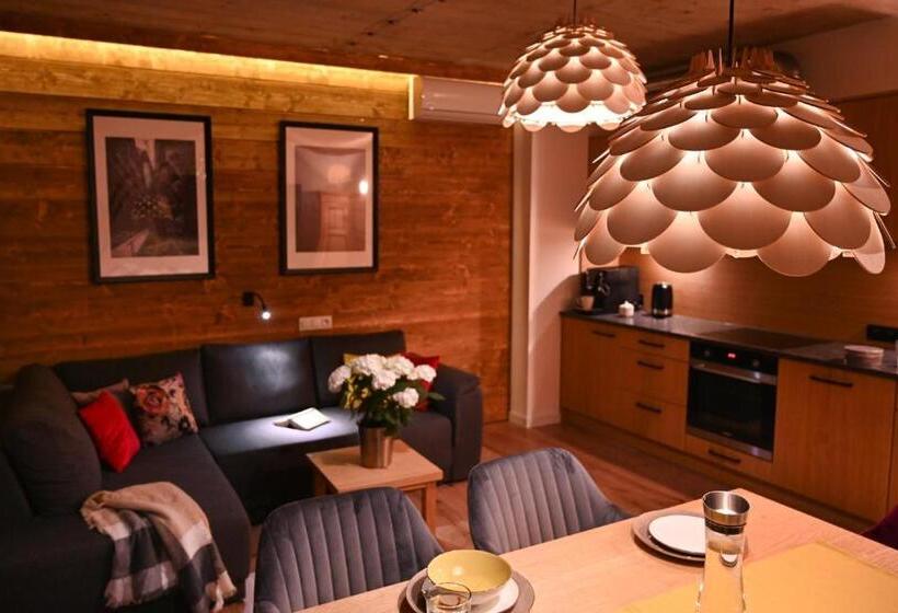 آپارتمان 1 خوابه, Apartamenty U Harrego Boutique Spa Z Klimatyzacja, Balkon, Sauna, Tężnia Parking