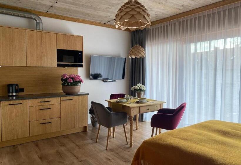 استودیو استاندارد با بالکن, Apartamenty U Harrego Boutique Spa Z Klimatyzacja, Balkon, Sauna, Tężnia Parking