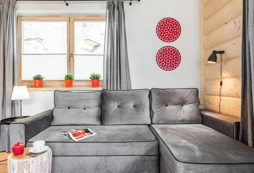آپارتمان 1 خوابه با تراس, Apartamenty Zobacz Giewont Zakopane