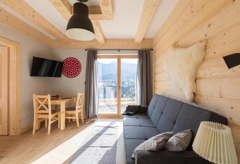 آپارتمان 1 خوابه با چشم‌انداز, Apartamenty Zobacz Giewont Zakopane