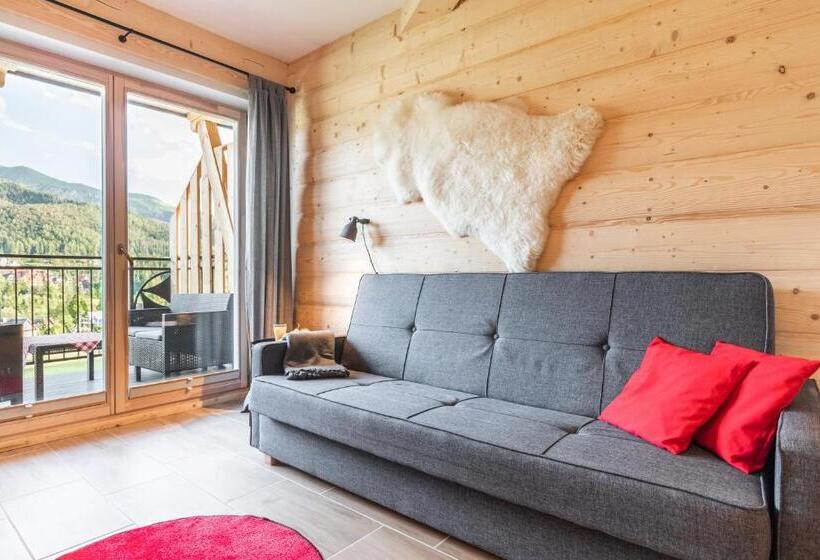 آپارتمان 1 خوابه با بالکن, Apartamenty Zobacz Giewont Zakopane