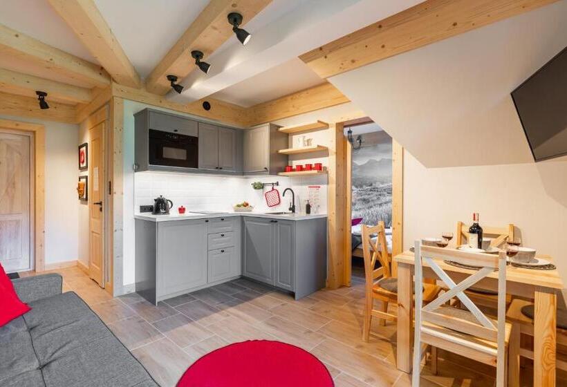 آپارتمان 1 خوابه با بالکن, Apartamenty Zobacz Giewont Zakopane