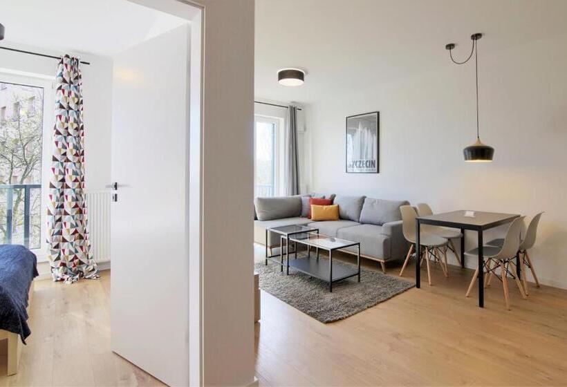 آپارتمان 1 خوابه با بالکن, Apartments In   Podgórna