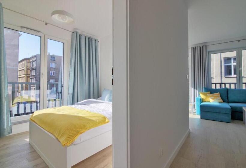 آپارتمان 1 خوابه با بالکن, Apartments In   Podgórna