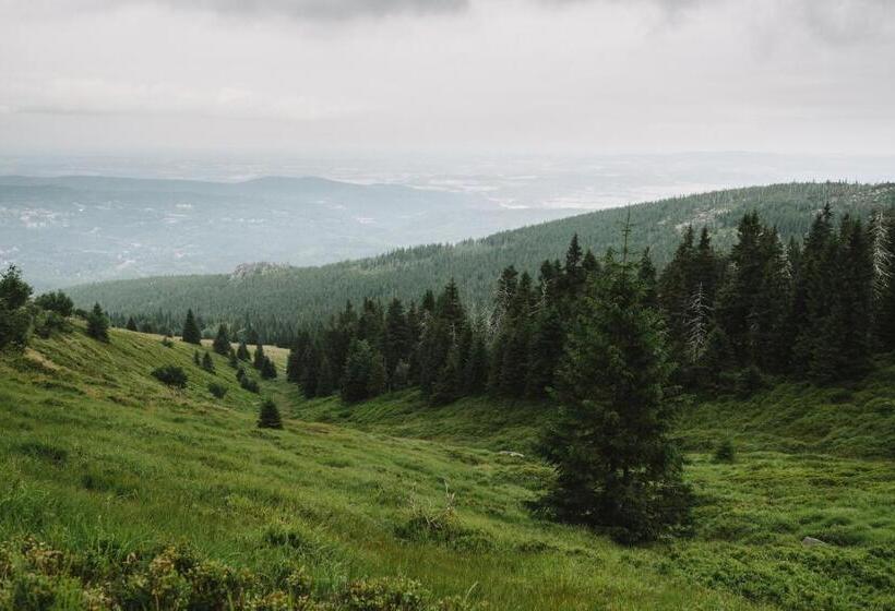 اتاق استاندارد با بالکن, Weranda Z Widokiem Na Karkonosze
