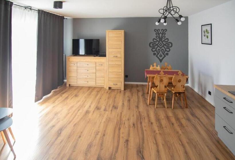 آپارتمان 1 خوابه با تراس, 5 Wierchów Apartamenty