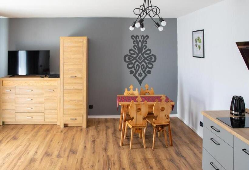 آپارتمان 1 خوابه با تراس, 5 Wierchów Apartamenty